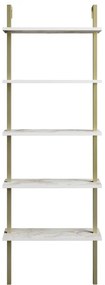 könyvespolc Piante - White, Gold