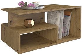 Shannan Prima dohányzóasztal, 90x43x51 cm, tölgy