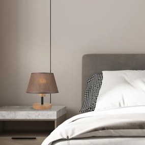 Brilagi - LED Asztali lámpa ANTHONY 1xE14/40W/230V tölgy/barna