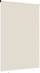 Outsunny kültéri roló 240 x 160 cm — sötétítő, vízlepergető, alumínium váz, 180 g/m² poliészter (UPF30+) | Aosom
