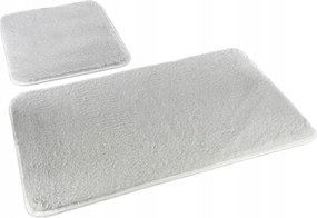 Fürdőszobaszőnyeg Lombok 2 részes Euromat Csúszásgátló Puha j. szürke