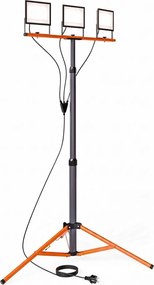 LED-reflektor állvánnyal 3xLED/50W/230V 4500K IP65 fekete/narancssárga