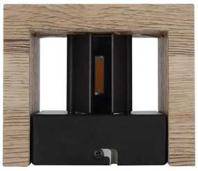 Globo 15553W1W - LED fali lámpa ALINA LED/8W/230V barna