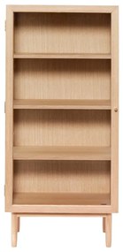 Natúr színű tölgyfa tálalószekrény 60x130 cm Kaiser – Hübsch