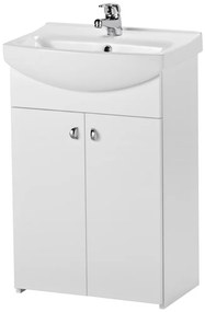 Cersanit Cersania BIANCO készlet, mosdó és szekrény 60 cm, fehér, S509-041-DSM