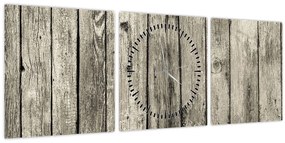 Kép - Fa (órával) (90x30 cm)