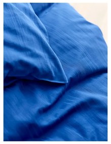 Sötétkék egyszemélyes damaszt ágyneműhuzat 140x200 cm Noble – Södahl