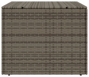 szürke polyrattan kerti tárolóláda 291 L