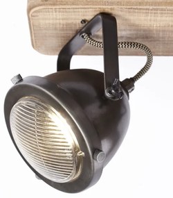 Brilliant - CARMEN WOOD 3x GU10/5W/230V spotlámpa, barna