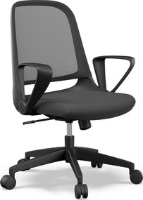 SENSE7 Sopty fekete irodai forgószék fekete