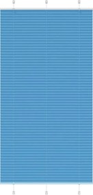 vidaXL pliszírozott redőny kék 110x200 cm szövetszélesség 109,4 cm