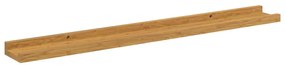vidaXL Falpolc polcokkal tárolóval 4 pcs Bézs 80 x 9 x 3 cm Faanyag