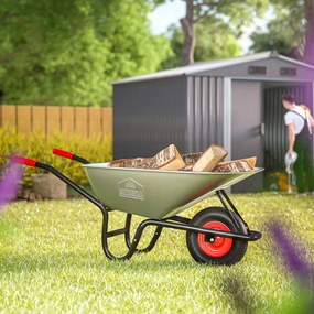 BARRY horganyzott talicska, max. kapacitás 100l/250kg, ezüst/fekete Gardebruk