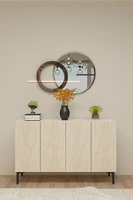 Aplos 120 - White, Travertine