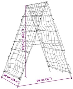 2 db A-alakú acél kerti rács kúszónövényekhez