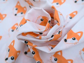 Pamut ágynemű Rókamintás fehér