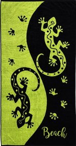 SALINA Strandtörölköző zöld 165x90cm