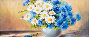 Festett kép egy váza virágról (120x50 cm)