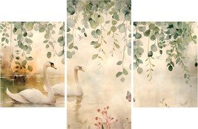 Kép - Tó, akvarell (90x60 cm)