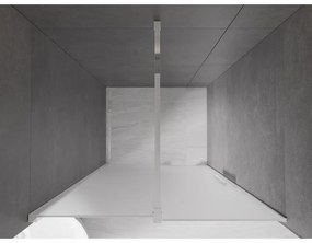 Mexen Velar, tolózuhanyajtó nyitáshoz 100 cm, 8 mm-es matt üveg, króm, 871-100-000-31-01