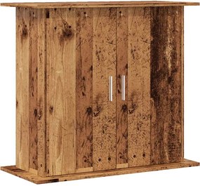 vidaXL antik fa színű szerelt fa akváriumállvány 81x36x73 cm