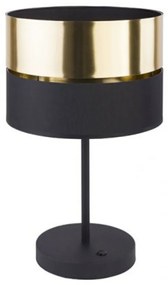 Hilton asztali lámpa, fekete-arany