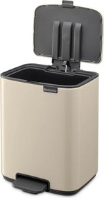 Bézs acél pedálos szemetes 7 l Bo – Brabantia