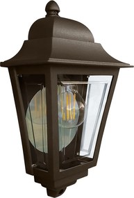 Elstead lighting klasszikus kültéri fali lámpa deco lane barna átlátszó elsdeco-lane7-bronze IP44