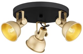 Argon 6243 - Spotlámpa LENORA 3xE14/7W/230V arany/fekete
