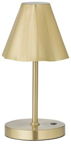 Sárgaréz színű LED asztali lámpa fém búrával (magasság 28 cm) Lianna – Bloomingville