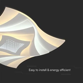 LED Dimmelhető mennyezeti lámpa LED/75W/230V 3000-6500K + távirányító