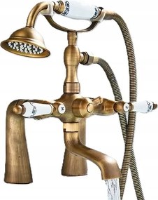 Kád csaptelep Old Retro sárgaréz