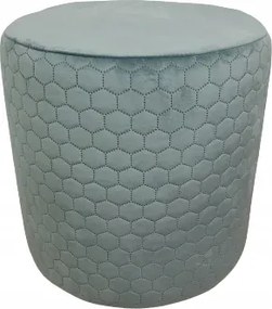 Pufa Kerek 40cm velúr bársony steppelt színek