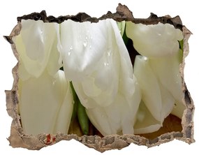 Fali matrica lyuk a falban Fehér tulipán nd-k-104686883