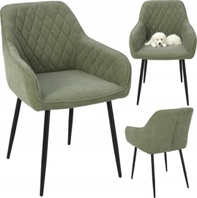 Tömör Kárpitozott szék étkező nappaliba Asta zsálya modern loft