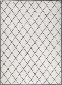 Teraszszőnyeg 120x170,szürke krémszínű kétoldalas,lapos szövésű zsinóros