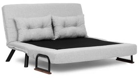 Kétszemélyes kihúzható kanapé QIRA szürke