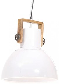 kerek fehér ipari függőlámpa 25 W 40 cm E27