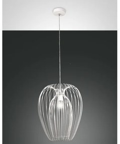 Fabas Luce 3677-45-102 - Csillár zsinóron CAMP 1xE27/40W/230V fehér