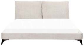 Franciaágy 180 cm Mellody (világos bézs) (ágyráccsal). 1081354