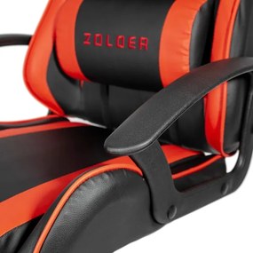 Gaming szék VARR Zolder fekete/piros