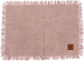 Éles pamut terítő, 45x30cm, rózsaszín