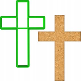 Húsvéti Mézeskalács Forma Húsvéti Áldozás kereszt 12cm