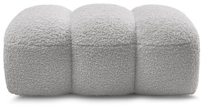 Világosszürke buklé lábtartó Hippolyte – Bobochic Paris