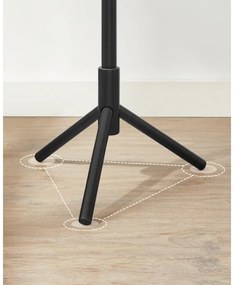 LINEA álló ruhafogas, fekete