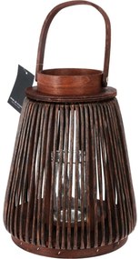 Merv fa lámpás barna, 25 cm