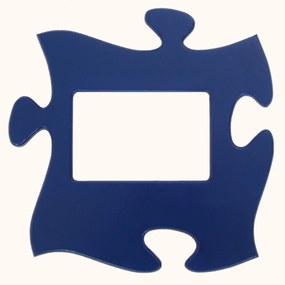 Puzzle képkeret (kék)