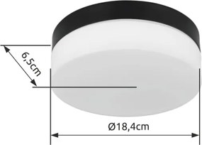 Globo 32111B - Fürdőszobai lámpa VRANOS 1xE27/60W/230V átm. 18,4 cm IP44
