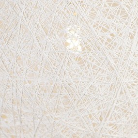 Rusztikus lógólámpa fehér 60 cm - Corda