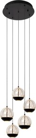 Lucide SENTUBAL 13498/24/30 Függőlámpa 5x52w/led 2700k 210lm ip20